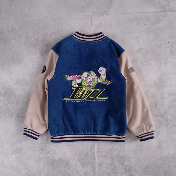 Disney Other - Disney Toy Story Buzz Lightyear Kids Denim Jacket